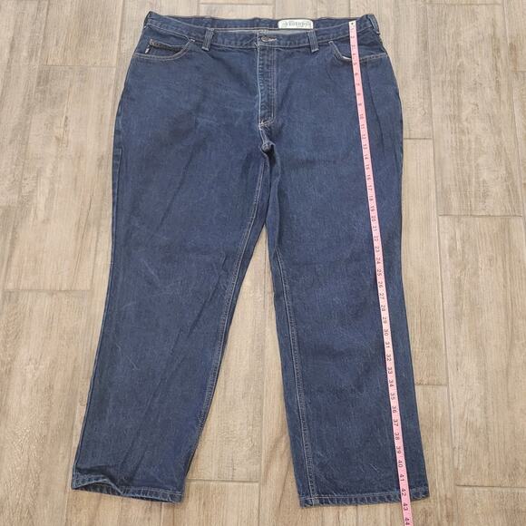 Carhartt FR Jeans Cat 2 Mens 44x30 Flame Resistant Signature Denim Workwear - Picture 3 of 12